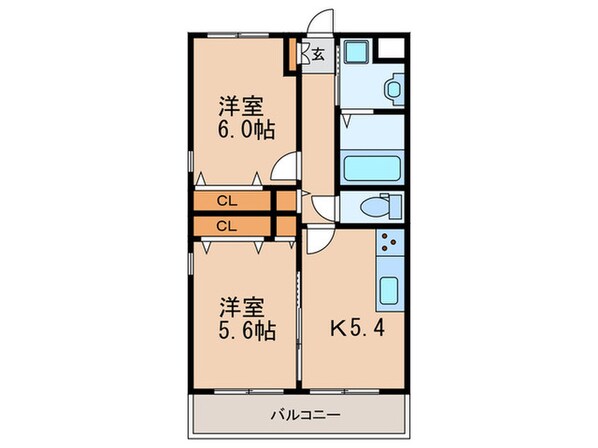 カサフェリーチェの物件間取画像